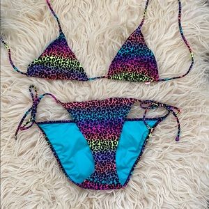 Victoria’s Secret leopard print bikini